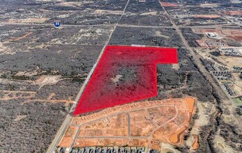E Coffee Creek Rd & N Sooner Rd Hwy, Edmond, OK - Vue aérienne vue de carte