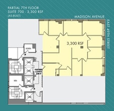 425 Madison Ave, New York, NY à louer Plan d’étage– Image 1 sur 9