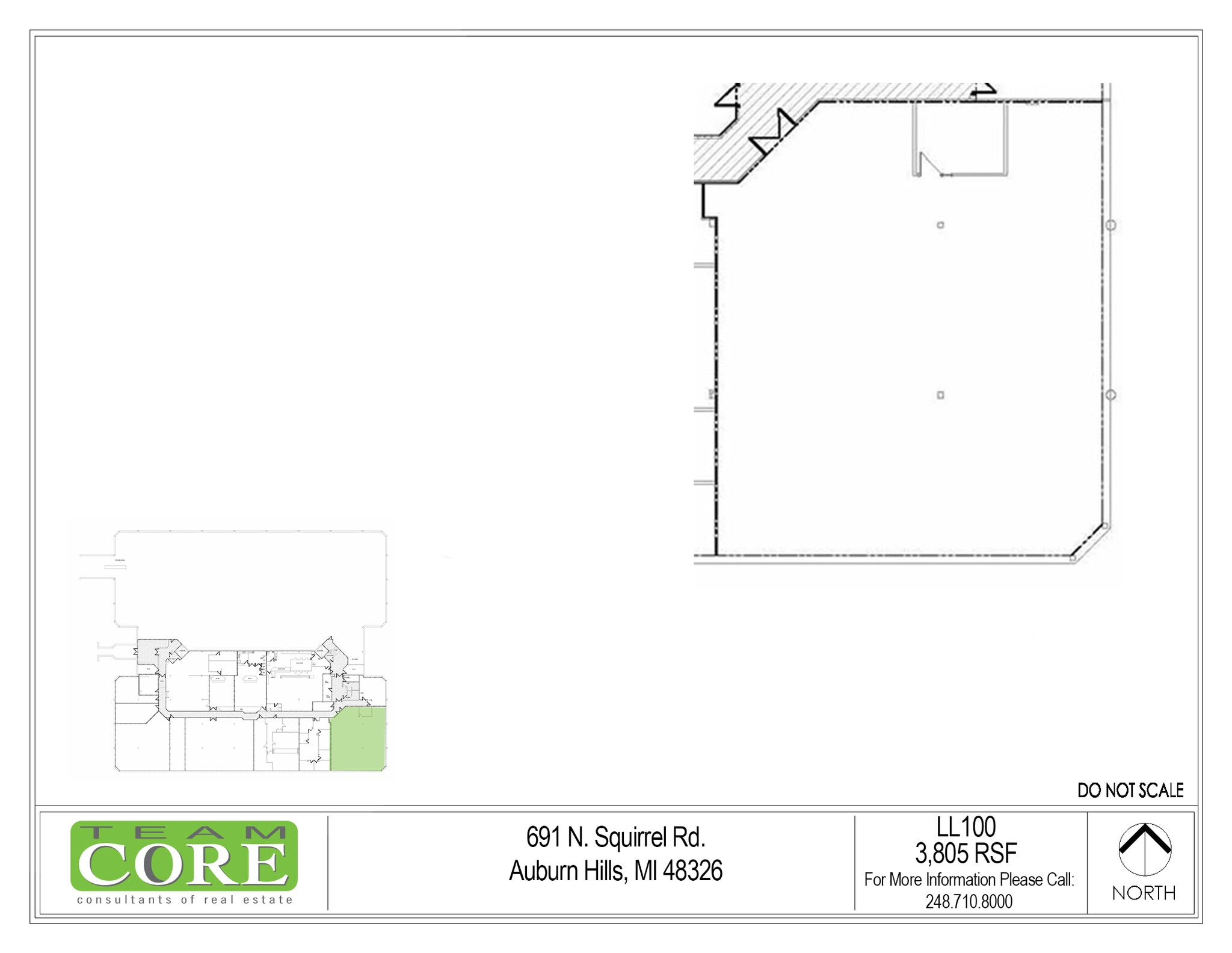 691 N Squirrel Rd, Auburn Hills, MI à louer Plan d’étage– Image 1 sur 1