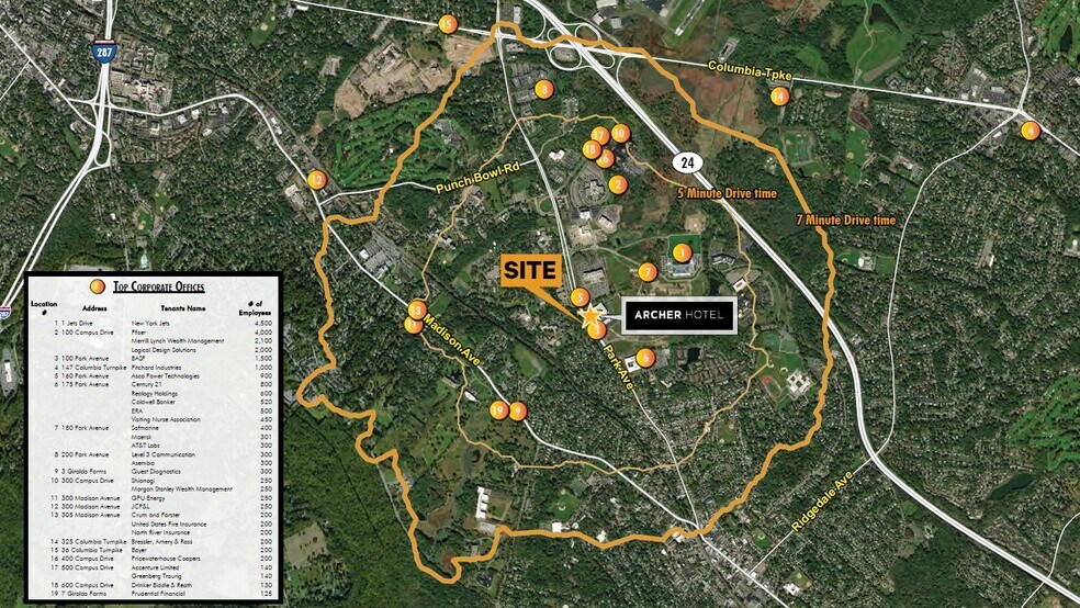 130 Park Ave, Florham Park, NJ à louer - Photo de l’immeuble – Image 2 sur 4