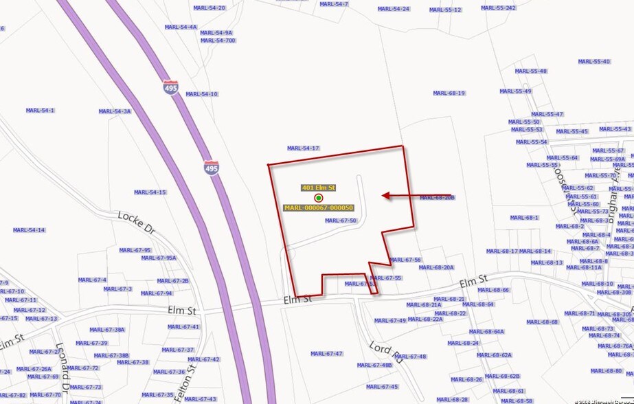 401 Elm St, Marlborough, MA à vendre - Plan cadastral – Image 2 sur 2