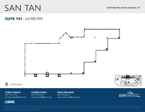 3200 W Ray Rd, Chandler, AZ à louer Plan d’étage– Image 1 sur 1