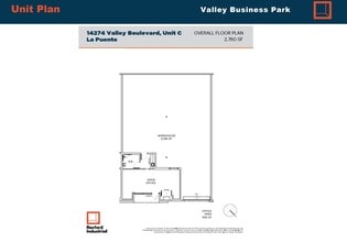 14278 Valley Blvd, City Of Industry, CA à louer Plan d’étage– Image 1 sur 1