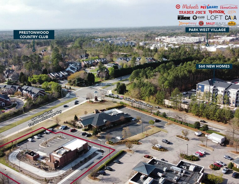 1070 Darrington Dr, Cary, NC à vendre - Aérien – Image 2 sur 4