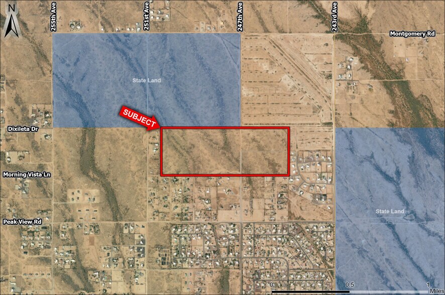 247th Ave, Wittmann, AZ à vendre - Aérien – Image 2 sur 7