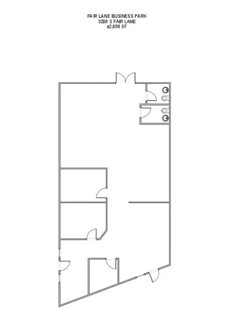 3202-3254 S Fair Ln, Tempe, AZ à louer Plan d’étage– Image 1 sur 1