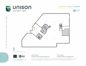 351 Elliott Ave W, Seattle, WA à louer Plan d’étage– Image 2 sur 2
