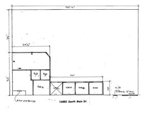 16882 S Main St, Gardena, CA à louer Plan de site– Image 1 sur 1