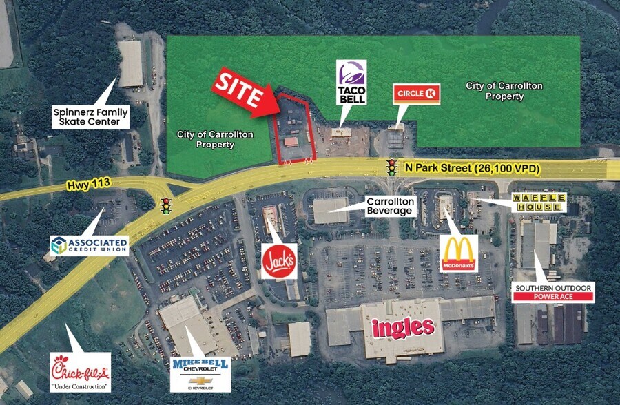 1133 N Park St, Carrollton, GA à louer - Photo de l’immeuble – Image 2 sur 2