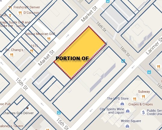 1550 Market St, Denver, CO à louer - Plan cadastral – Image 3 sur 22