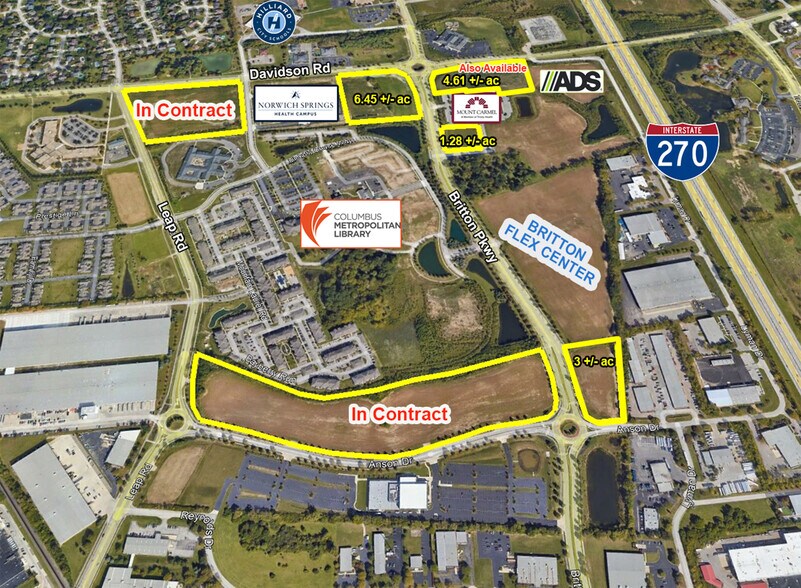 Davidson Rd, Hilliard, OH à vendre - Aérien – Image 2 sur 4