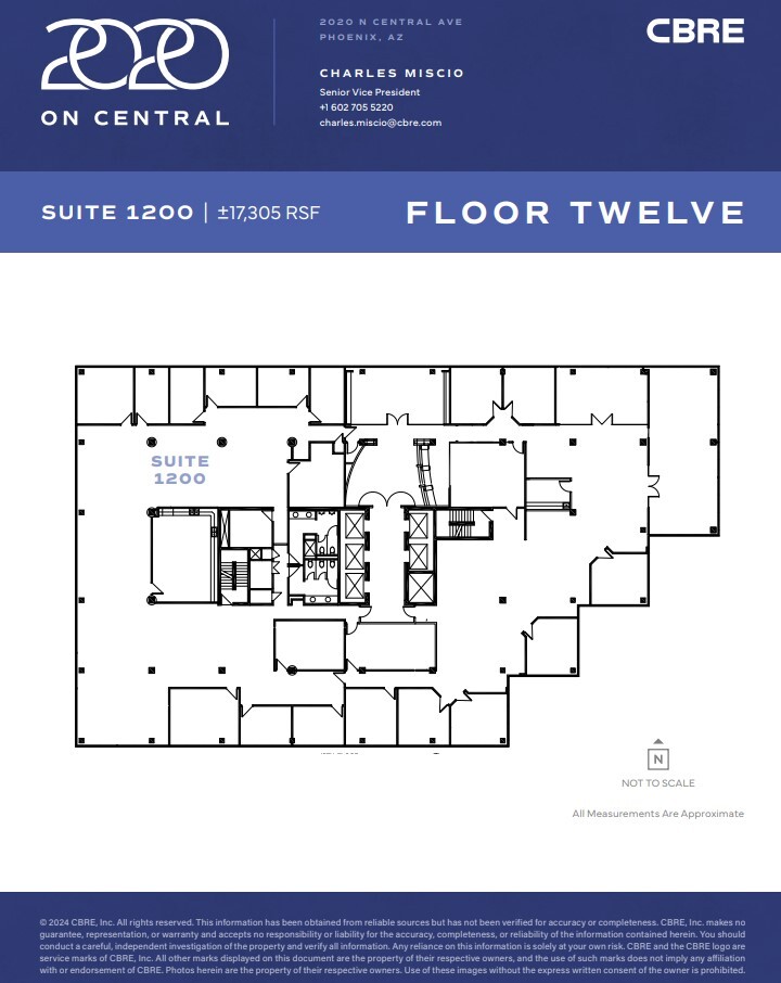 2020 N Central Ave, Phoenix, AZ à louer Plan d’étage– Image 1 sur 1