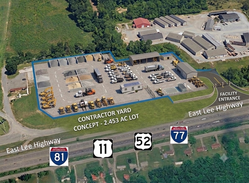 2220 E Lee Hwy, Wytheville, VA à louer - Aérien – Image 3 sur 3
