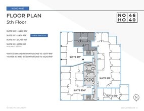 4640 Lankershim Blvd, North Hollywood, CA à louer Plan d’étage– Image 1 sur 1