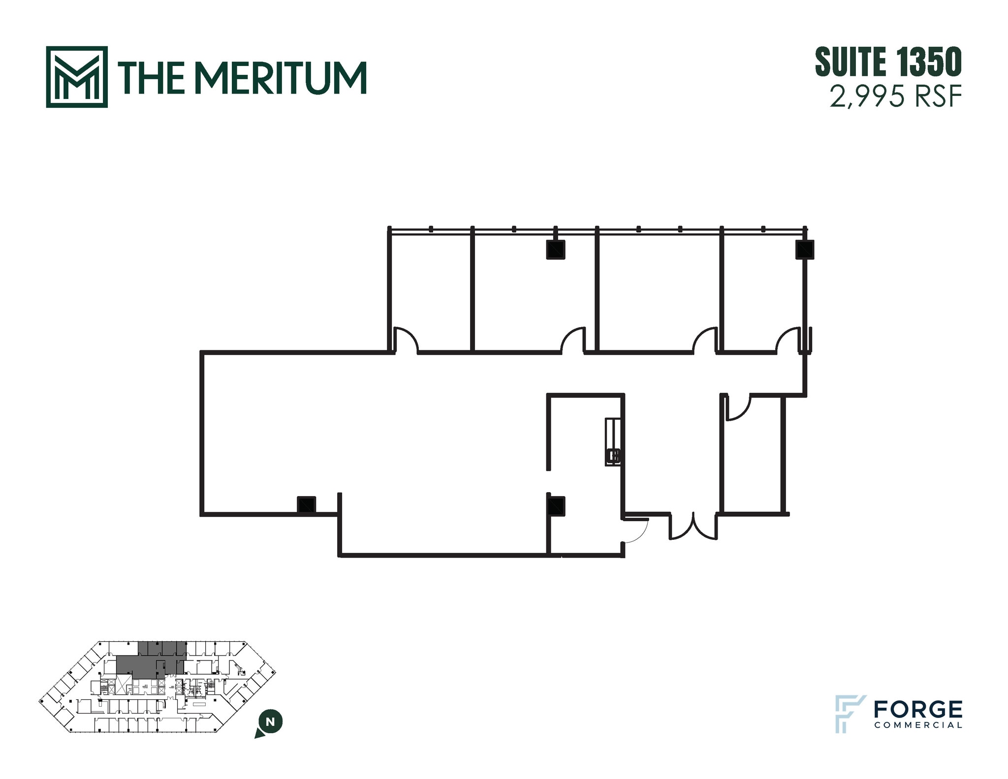 12221 Merit Dr, Dallas, TX à louer Plan d’étage– Image 1 sur 1