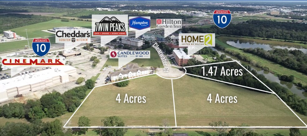 Clearwater Ct, Beaumont, TX à vendre - Aérien – Image 2 sur 4