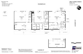 1900-1924 Yajome St, Napa, CA à louer Plan de site– Image 1 sur 1