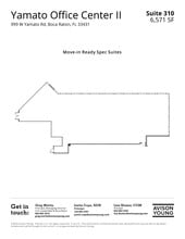 999-1001 W Yamato Rd, Boca Raton, FL à louer Plan d’étage– Image 2 sur 12