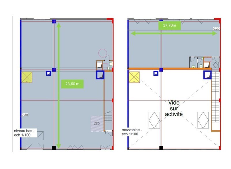 Bureau dans Gonesse à louer - Plan d’étage – Image 3 sur 3