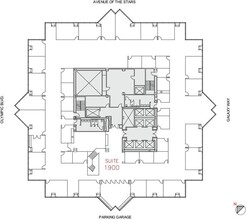 2121 Avenue of the Stars, Century City, CA à louer Plan d’étage– Image 1 sur 1