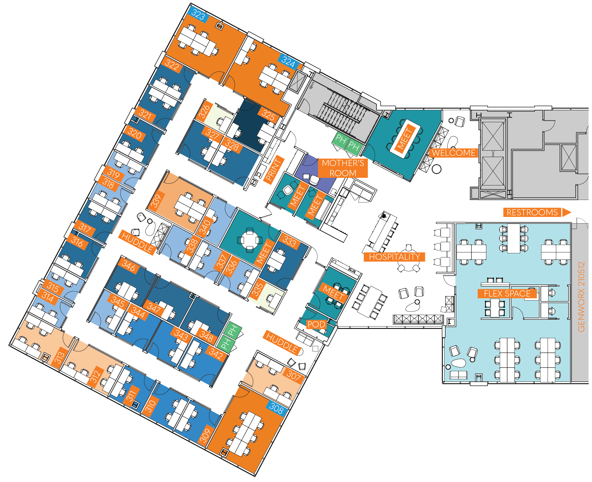 250 Assay St, Houston, TX à louer Plan d’étage– Image 1 sur 1