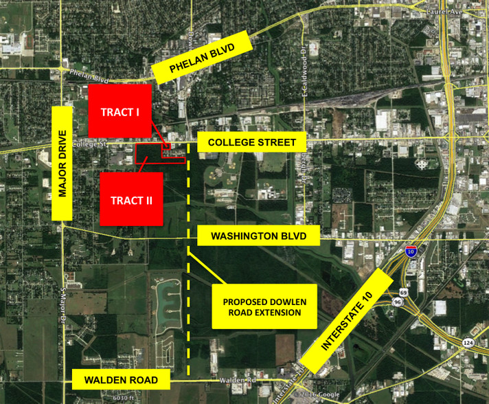 Pinchback Rd, Beaumont, TX à louer - Aérien – Image 2 sur 8