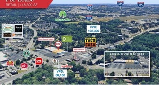 Plus de détails pour 2402 E North St, Greenville, SC - Local commercial à louer