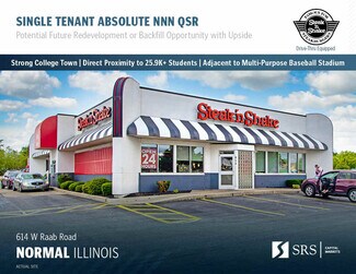 Plus de détails pour 614 W Raab Rd, Normal, IL - Local commercial à vendre