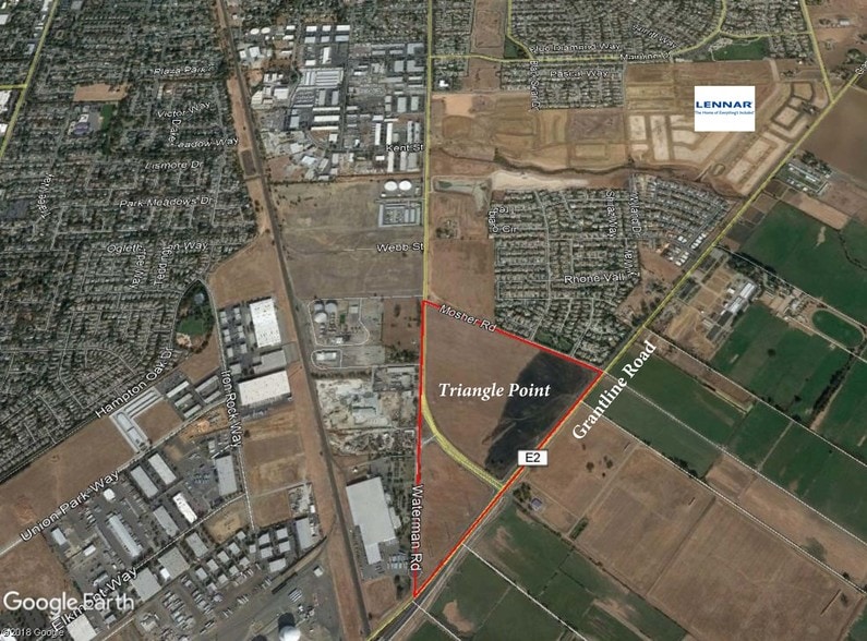 Grantline Rd, Elk Grove, CA à vendre - Aérien – Image 2 sur 3