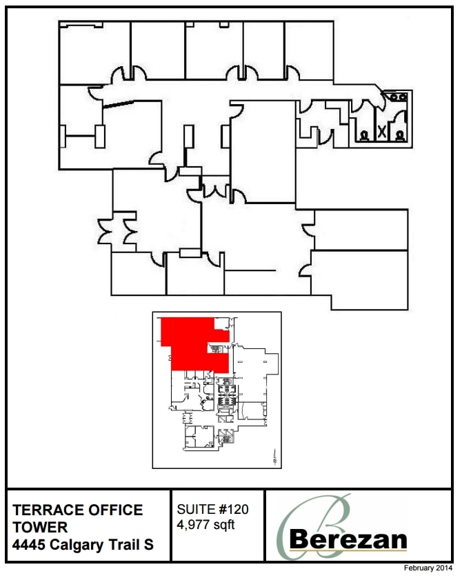 4445 Calgary Trl, Edmonton, AB à louer Plan d’étage– Image 1 sur 1