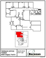 4445 Calgary Trl, Edmonton, AB à louer Plan d’étage– Image 1 sur 1