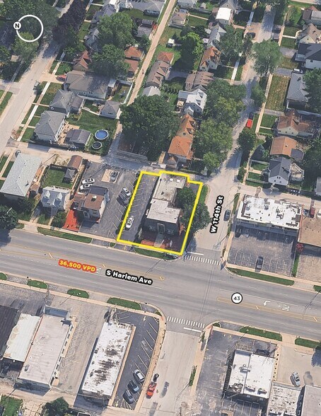 11359 S Harlem Ave, Worth, IL à louer - Aérien – Image 3 sur 8