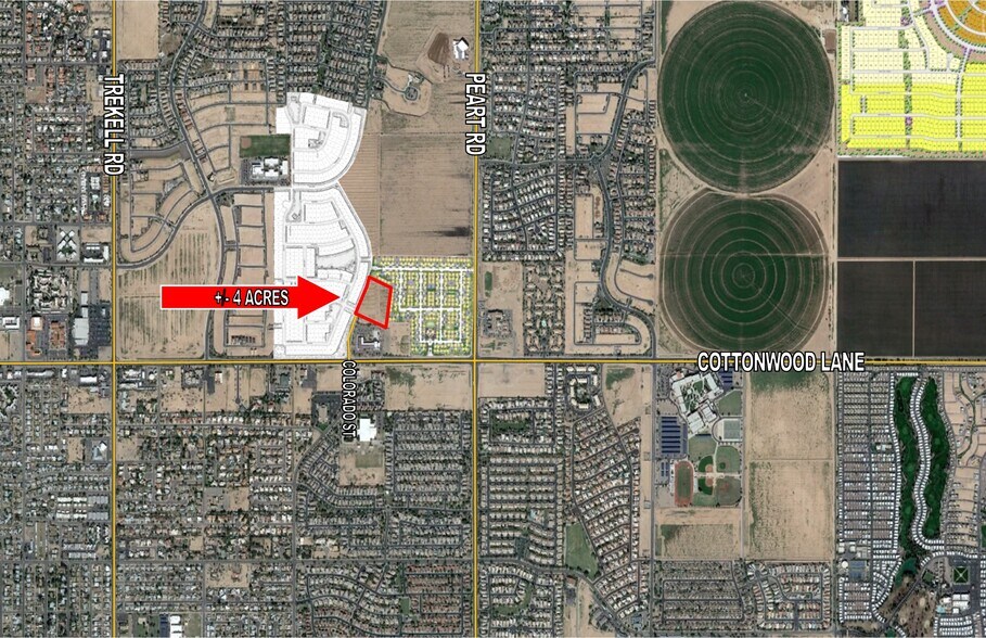 NEC N Colorado St & E Cottonwood St, Casa Grande, AZ à vendre - Aérien – Image 1 sur 2