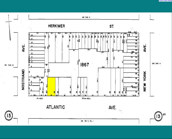 1255 Atlantic Ave, Brooklyn, NY à vendre - Plan cadastral – Image 2 sur 2