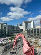 Courbevoie, HDS - Vue aérienne  vue de carte