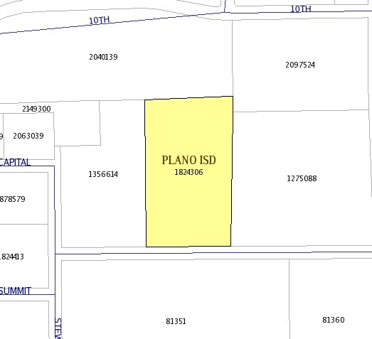 1825 Summit Ave, Plano, TX à louer - Plan cadastral – Image 2 sur 6