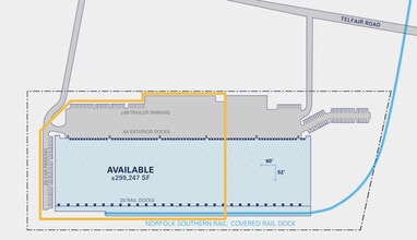 300 Telfair Rd, Savannah, GA à louer Plan de site– Image 2 sur 2