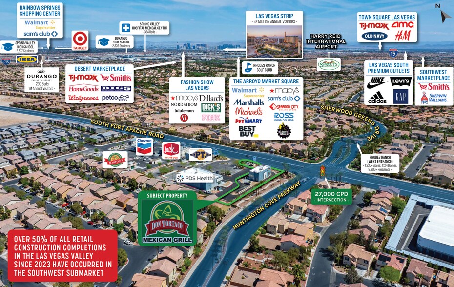 8275 S Fort Apache Rd, Las Vegas, NV à vendre - Photo de l’immeuble – Image 2 sur 6