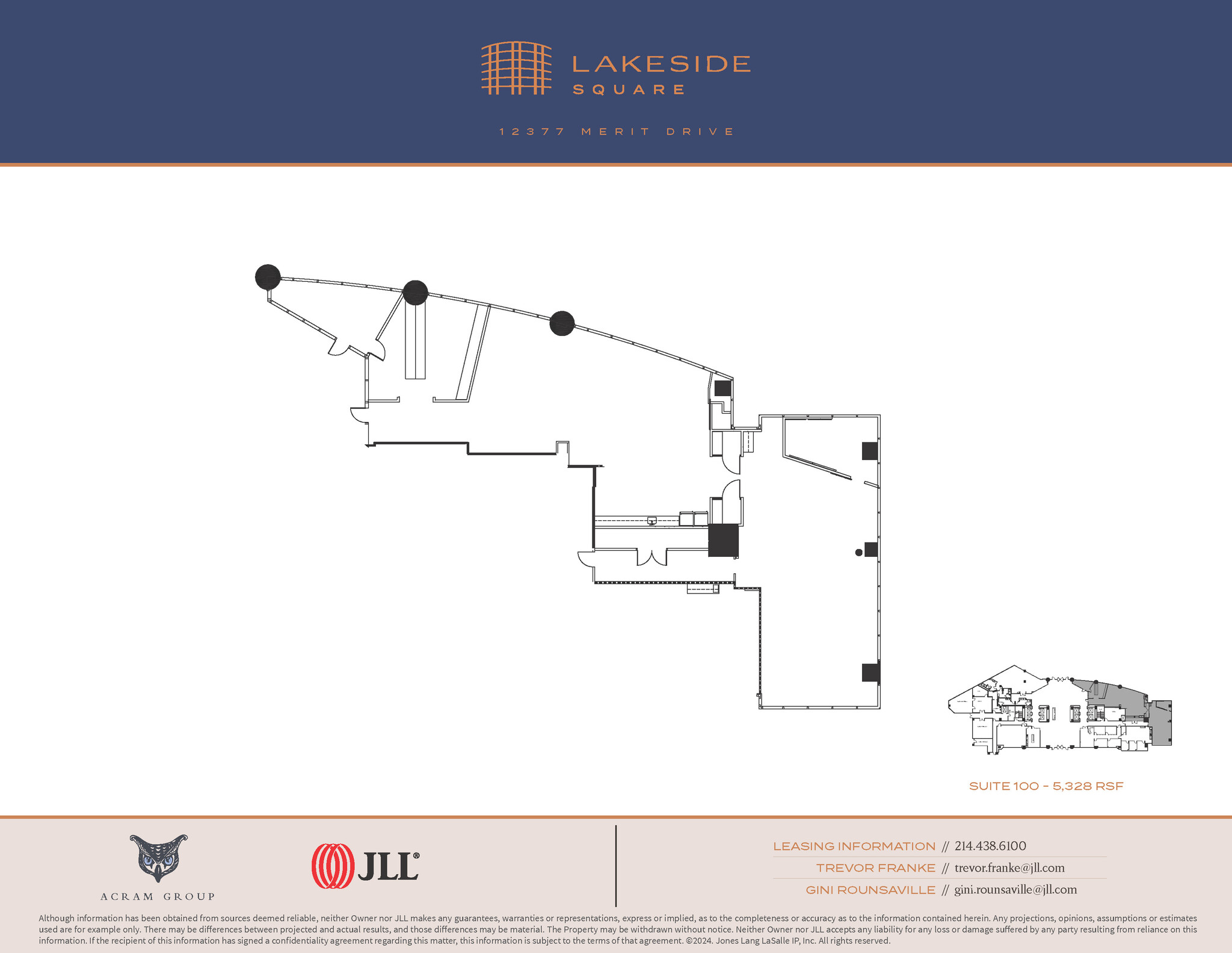 12377 Merit Dr, Dallas, TX à louer Plan d’étage– Image 1 sur 1