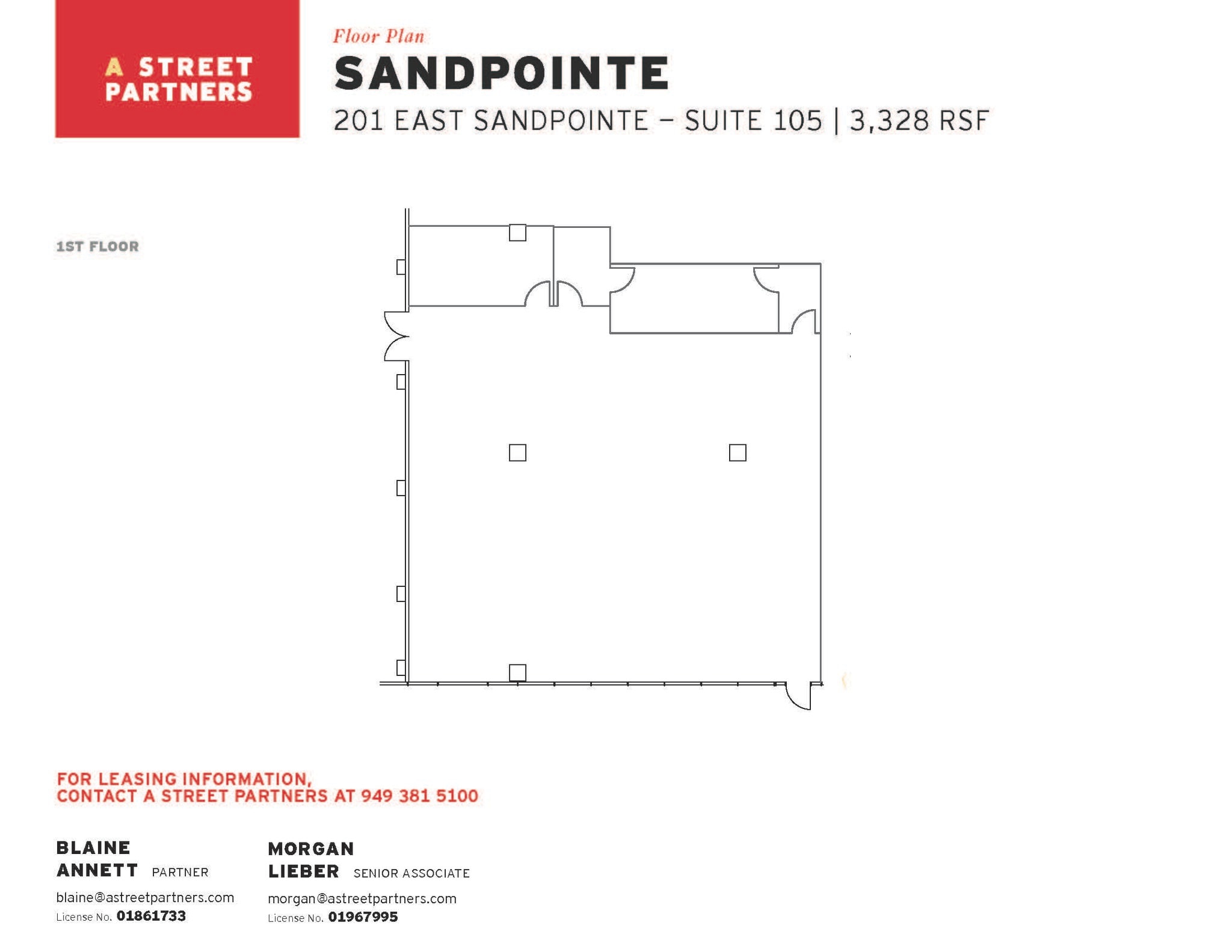 200 E Sandpointe Ave, Santa Ana, CA à louer Plan d’étage– Image 1 sur 1
