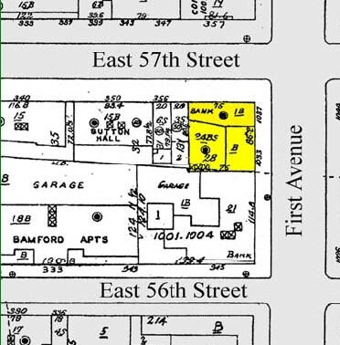1037 1st Ave, New York, NY à louer - Plan cadastral – Image 2 sur 4