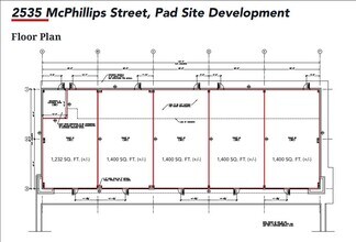 2501 Mcphillips St, Winnipeg, MB à louer Plan d’étage– Image 1 sur 1