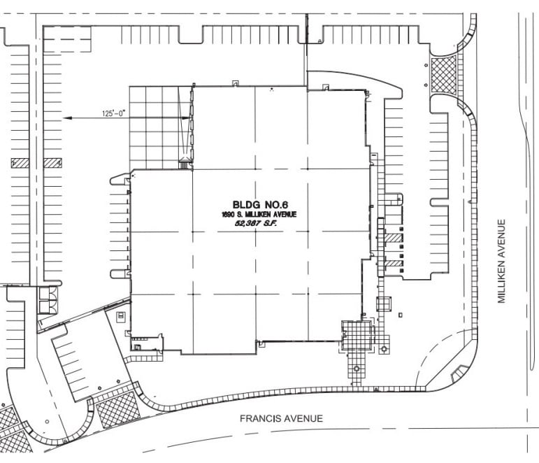 1690 Milliken Ave, Ontario, CA à louer Plan de site– Image 1 sur 1