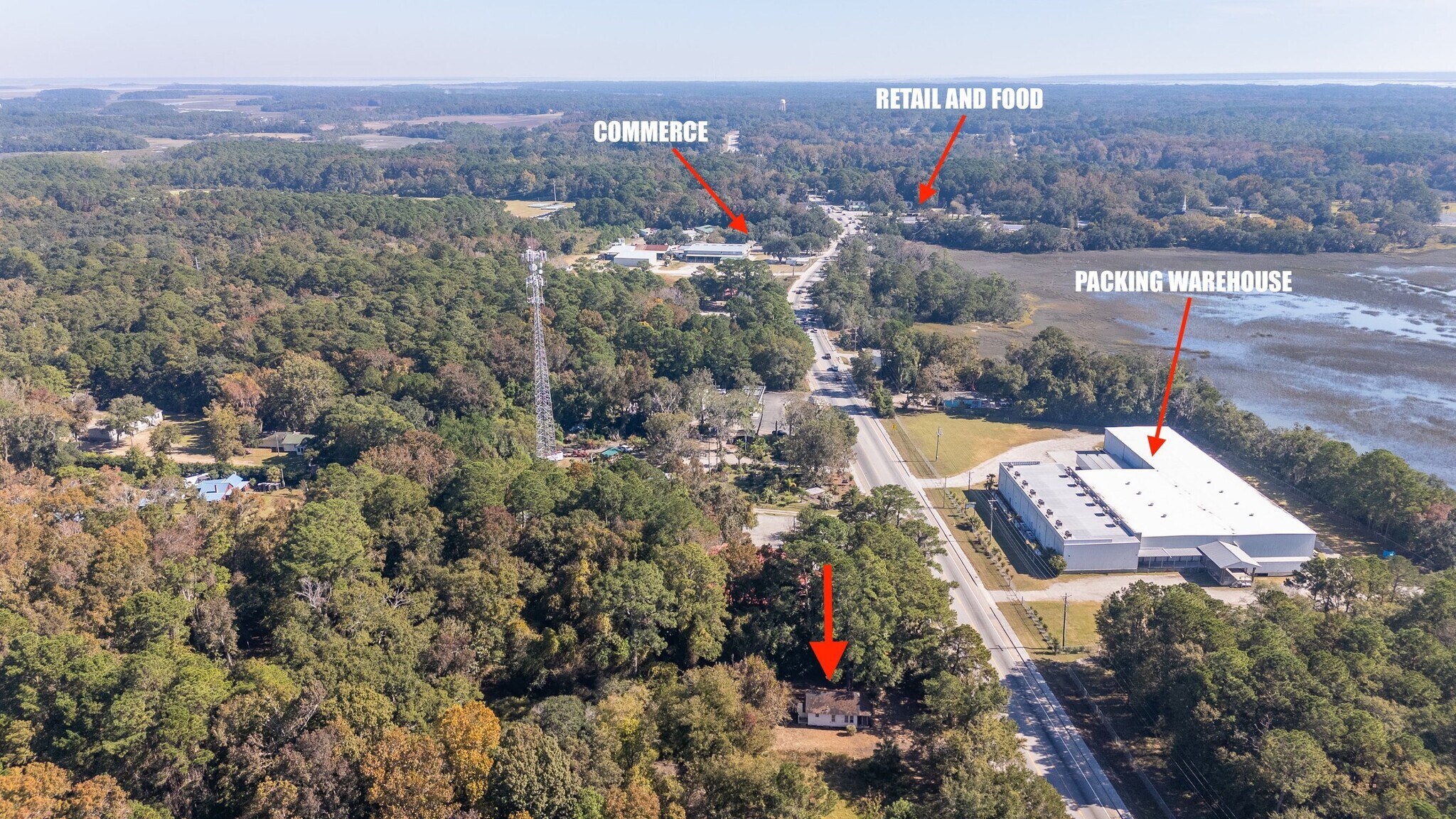 785 Sea Island Pky, Saint Helena Island, SC à vendre Aérien– Image 1 sur 16