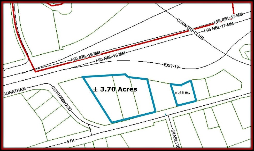 W 5th St, Lumberton, NC à vendre - Plan cadastral – Image 3 sur 3