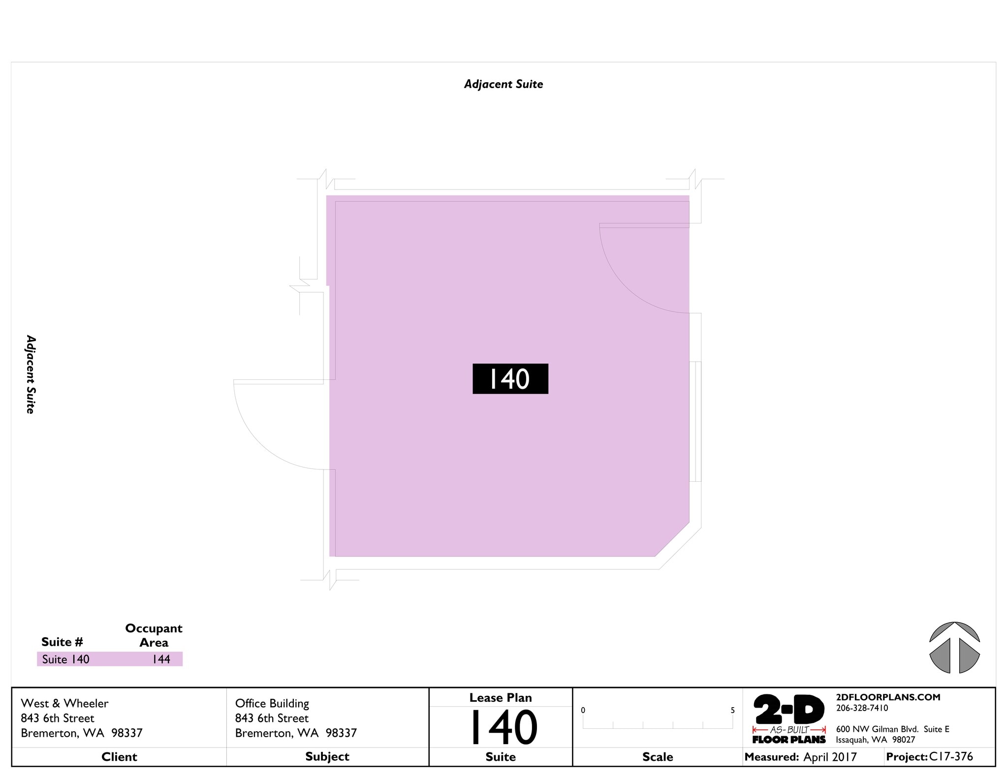 843-865 6th St, Bremerton, WA à louer Plan de site– Image 1 sur 1
