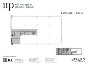 600 Highway 169 S, Saint Louis Park, MN à louer Plan d’étage– Image 1 sur 1