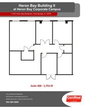 11555 Heron Bay Blvd, Coral Springs, FL à louer Plan d’étage– Image 1 sur 1