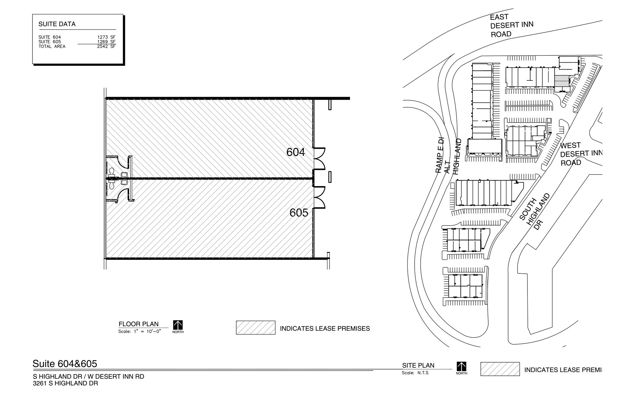 3281 Highland Dr, Las Vegas, NV à louer Plan de site– Image 1 sur 8