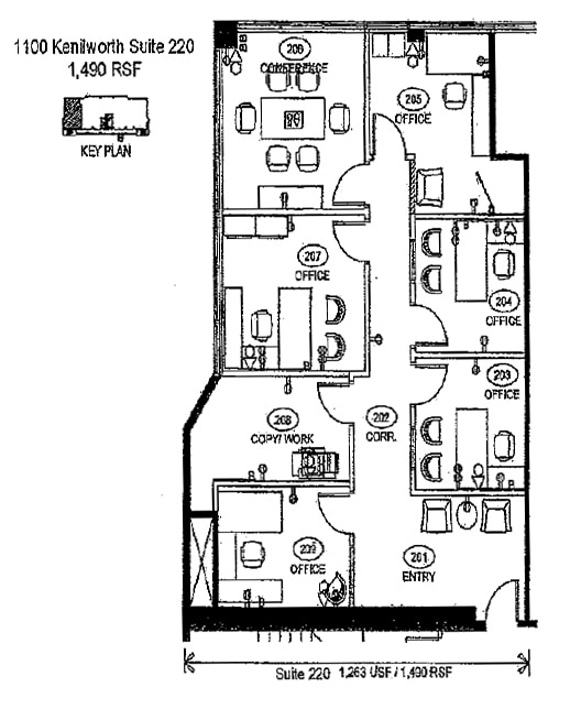 1100 Kenilworth Ave, Charlotte, NC à louer Plan d’étage– Image 1 sur 8